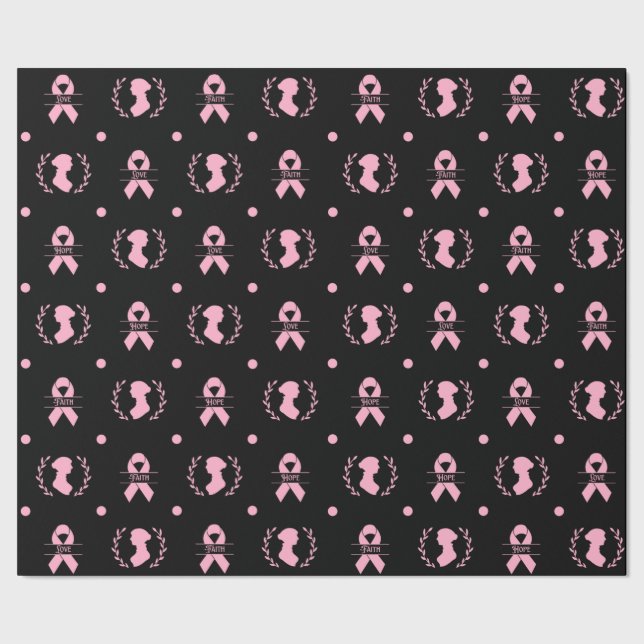 Jane Austen Rosa Ribbon Wrapping Papper Presentpapper (Seam)