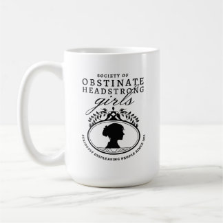 Jane Austen-sällskapet för envisa egensinniga flic Kaffemugg