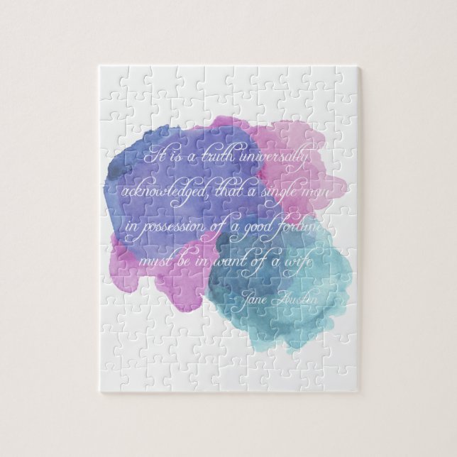 Jane Austen- sanning som bekräftas universal Pussel (Vertikal)