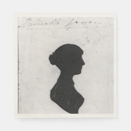 Jane Austen Silhouette Napkins Pappersservett