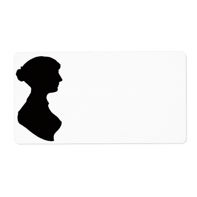 Jane Austen Silhuett Fraktsedel (Framsidan)