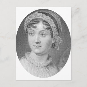 Jane Austen Simply Jane Porträtt Vykort