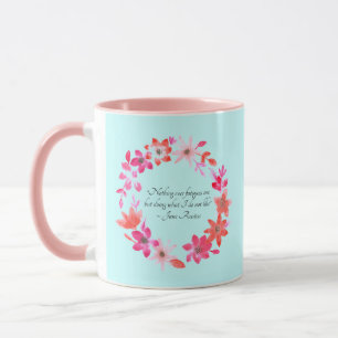 Jane Austen Självomsorgscitat – Mansfield Park Mugg