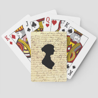 Jane Austen som leker kort Casinokort