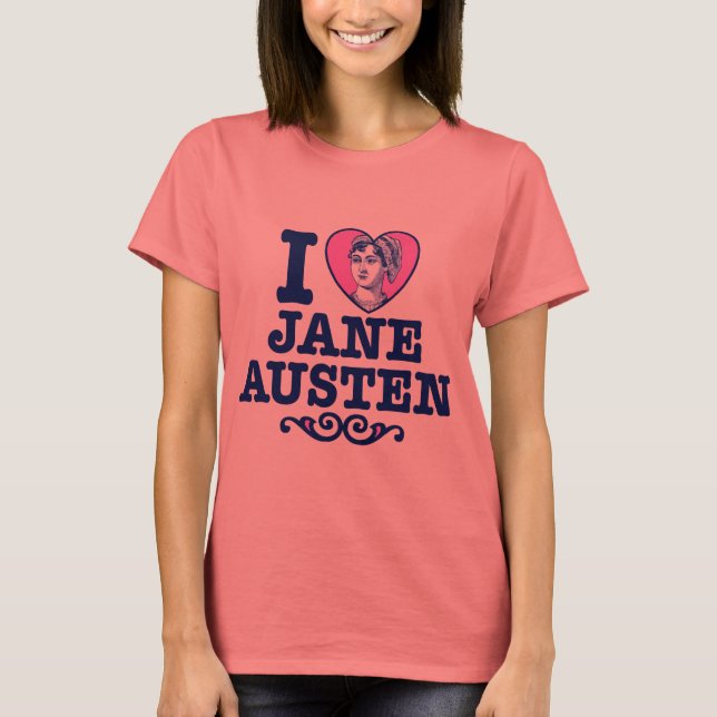 Jane Austen T Shirt (Framsida)