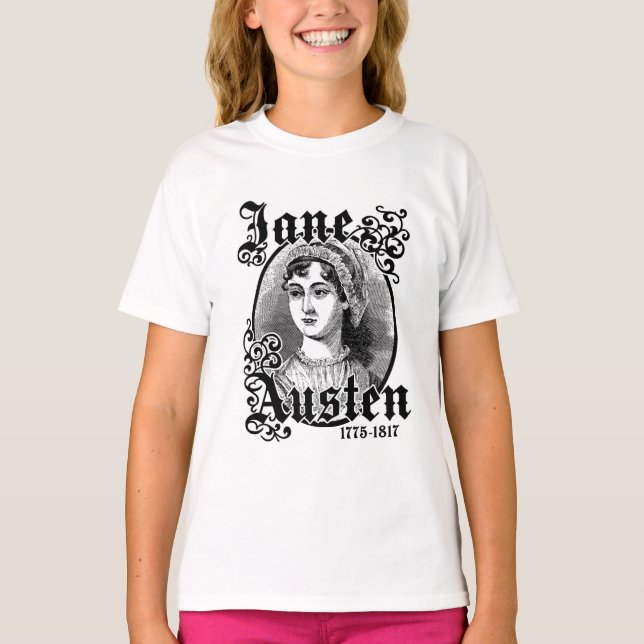 Jane Austen T Shirt (Framsida)