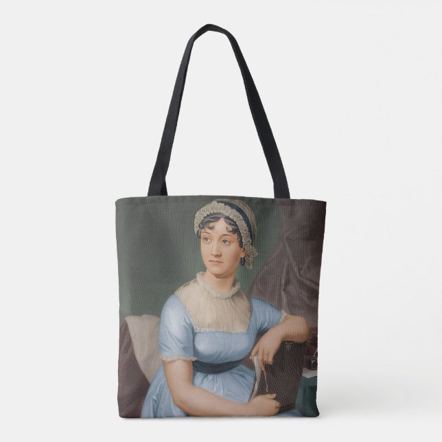 Jane Austen Tapet Tygkasse (Baksida)