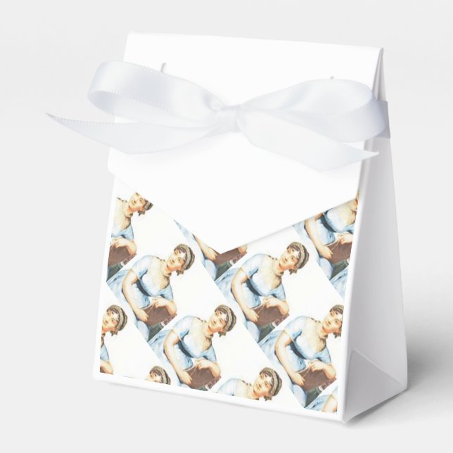 Jane Austen Theme Tea Party Favor Box Presentaskar (Framsidan Sidan)