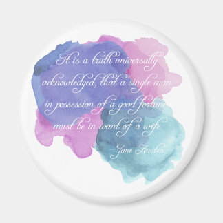 Jane Austen-Truth Universally Bekräftad Magnet