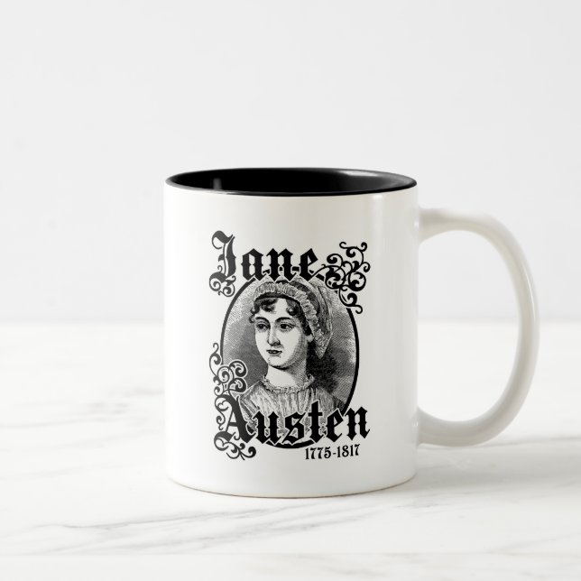 Jane Austen Två-Tonad Mugg (Höger)