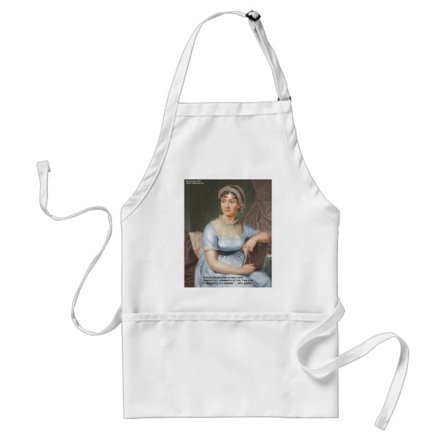 Jane Austen Vänskap/Kärlek/Lindrande Kärlek Citat  Förkläde (Framsidan)