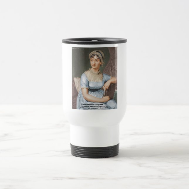 Jane Austen Vänskap/Kärlek/Lindrande Kärlekscitat  Resemugg (Center)