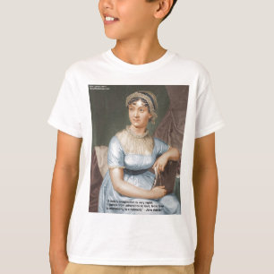 Jane Austen Vänskap/Kärlek/Lindrande Kärlekscitat T-shirt