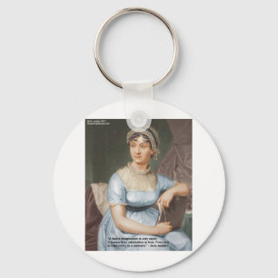 Jane Austen Vänskap/Kärlek/Lindring Kärlekscitat G Nyckelring