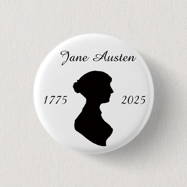 Jane Austen vid 250-årsdagen Knapp (Framsida)