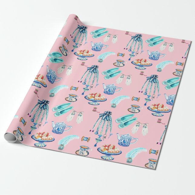 Jane Austens favorit sak Wrapping Papper Presentpapper (Utrullad)