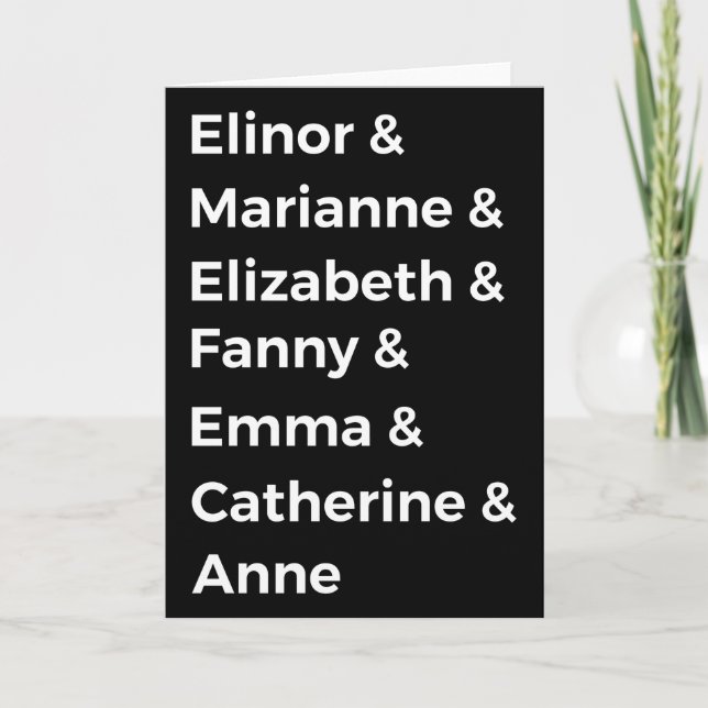 Jane Austens Heroines I Kort (Framsida)