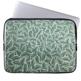 Jane Austen's Home Leaf Wallpaper Laptop Fodral