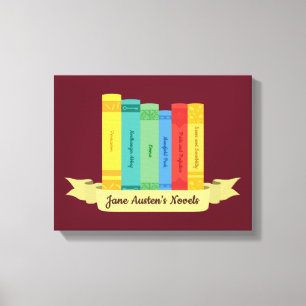 Jane Austens Novels III Canvastryck