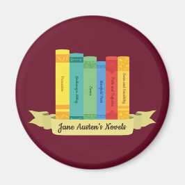 Jane Austens Novels III Magnet