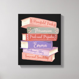 Jane Austens Novels V Canvastryck