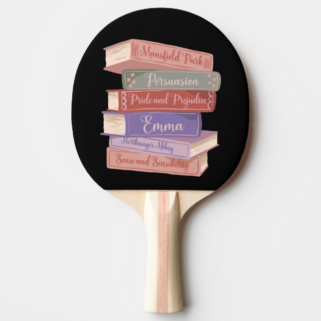 Jane Austens Novels V Pingisracket (Framsidan)