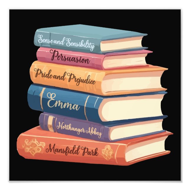 Jane Austens Novels VII Fototryck (Framsidan)