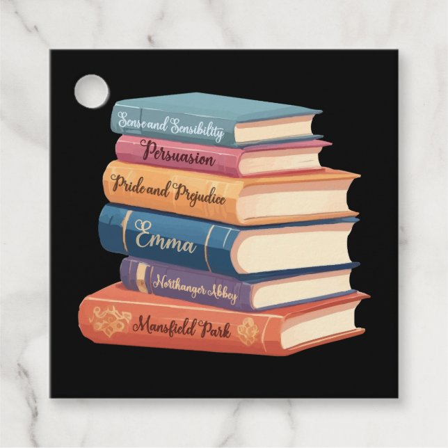 Jane Austens Novels VII Gåvor Etiketter (Framsida)