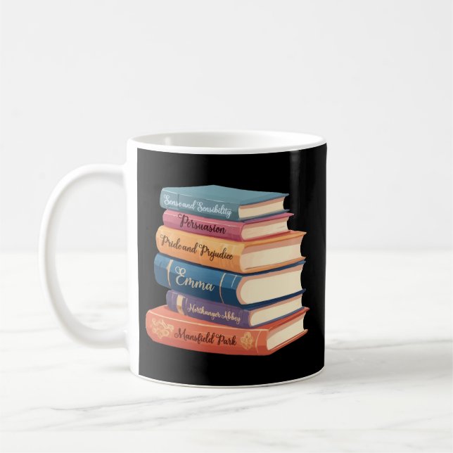 Jane Austens Novels VII Kaffemugg (Vänster)