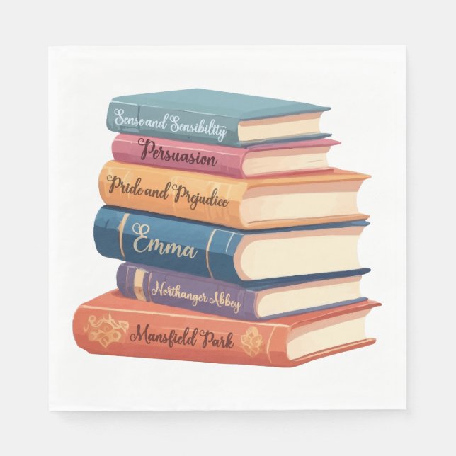 Jane Austens Novels VII Pappersservett (Framsidan)