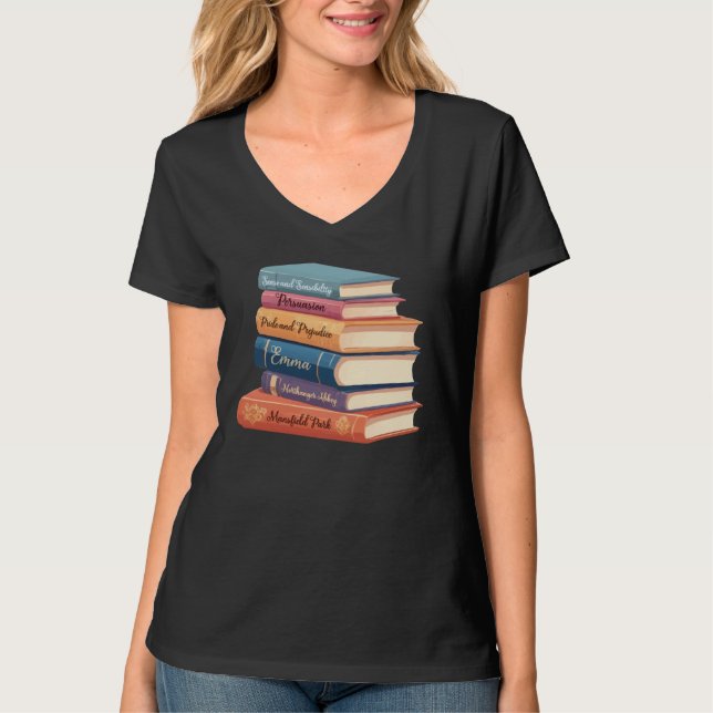 Jane Austens Novels VII T Shirt (Framsida)
