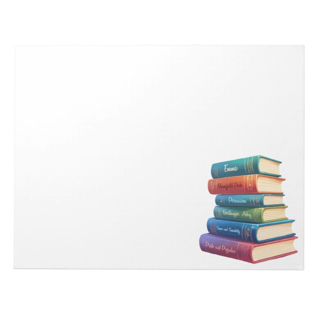 Jane Austens Novels VIII Anteckningsblock (Framsida)