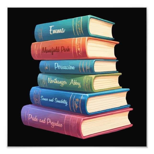 Jane Austens Novels VIII Fototryck (Framsidan)