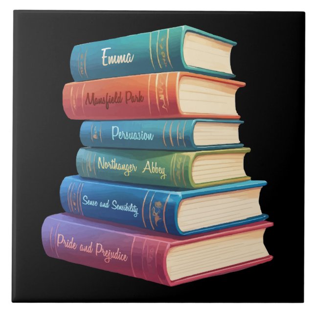 Jane Austens Novels VIII Kakelplatta (Framsidan)