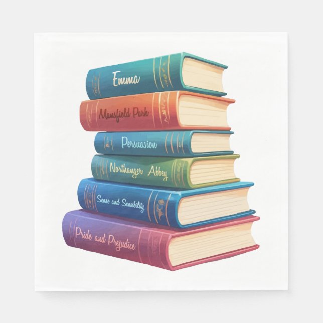 Jane Austens Novels VIII Pappersservett (Framsidan)