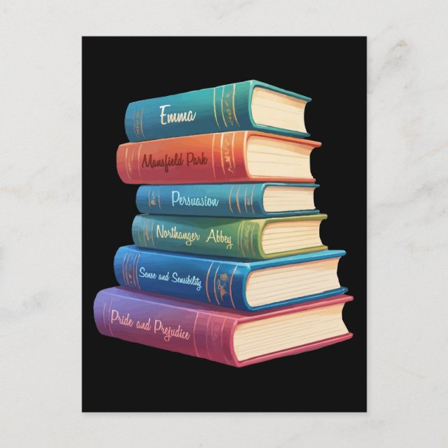 Jane Austens Novels VIII Vykort (Framsida)