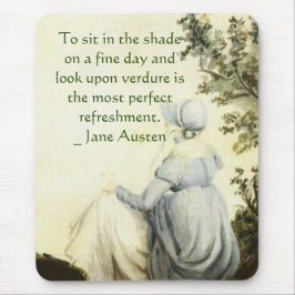 Jane Austens porträtt +citat Musmatta