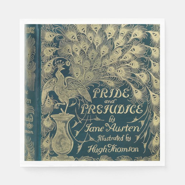 Jane Austen's Pride and Prejudice Cover Pappersservett (Framsidan)