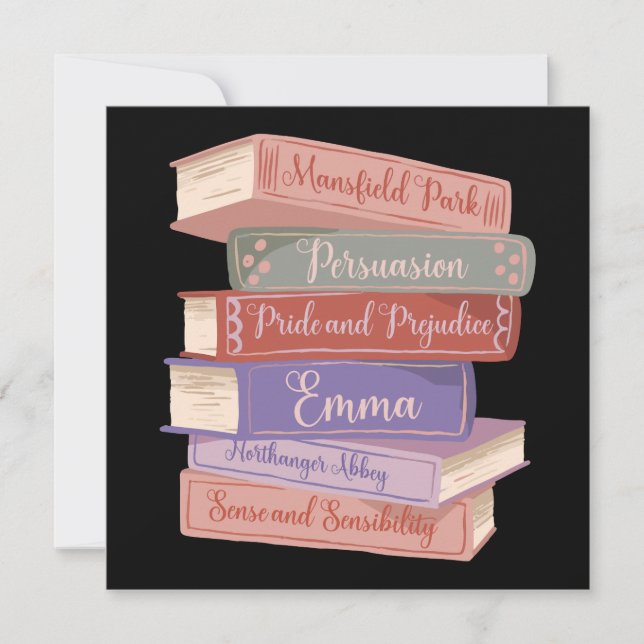 Jane Austens romaner V Inbjudningar (Framsida)