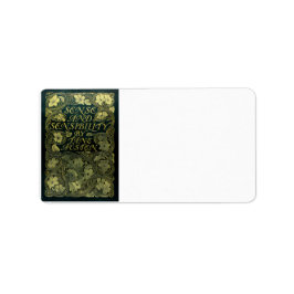 Jane Austen's Sense and Sensibility Adressetikett