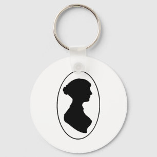 Jane Austens Silhouette Nyckelring