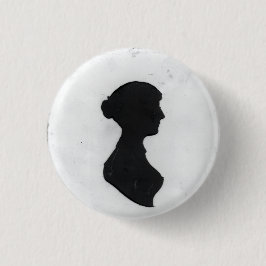 Jane Austen's Silhouette on a  Keychain Knapp