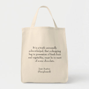 Jane Australien parafraserad Shopping bag Tygkasse