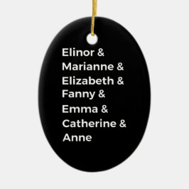 Jane Australiens Heroines I Julgransprydnad Keramik