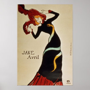 Jane Avril 1899 Poster