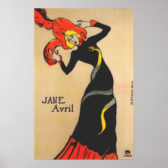 Jane Avril 1 Poster (Framsidan)