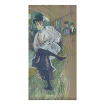 Jane Avril Dancing av Henri de Toulouse-Lautrec