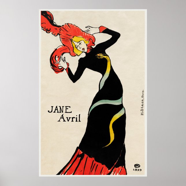 Jane Avril Poster (Framsidan)