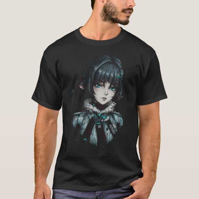 Jane Doe ZZZ Anime Illustration T Shirt (Framsida)