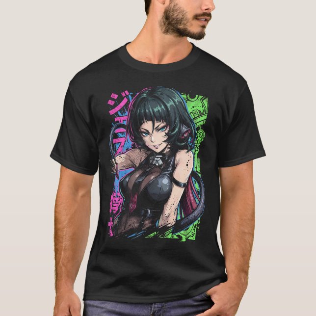 Jane Doe ZZZ Fanged Metal Build T Shirt (Framsida)
